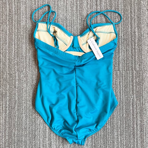 MagicSuit Swimsuit Aqua Turquoise One Piece 14 New - Picture 5 of 8